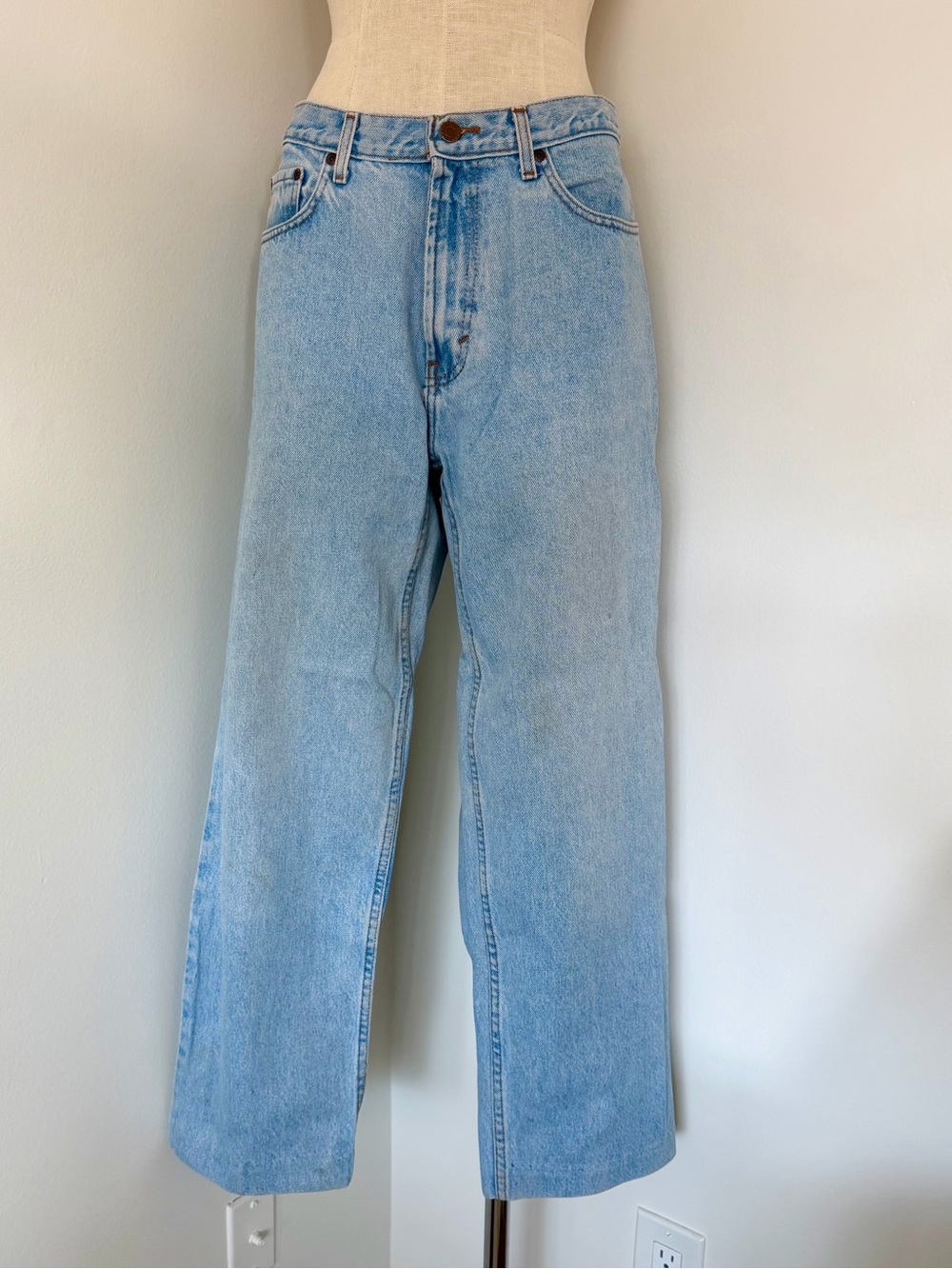 Kirkland Signature Light Wash Straight-Leg Jeans